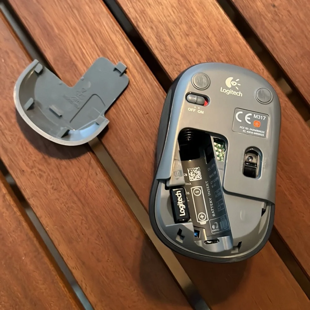 Logitech M325 Mouse, Blue Topography
